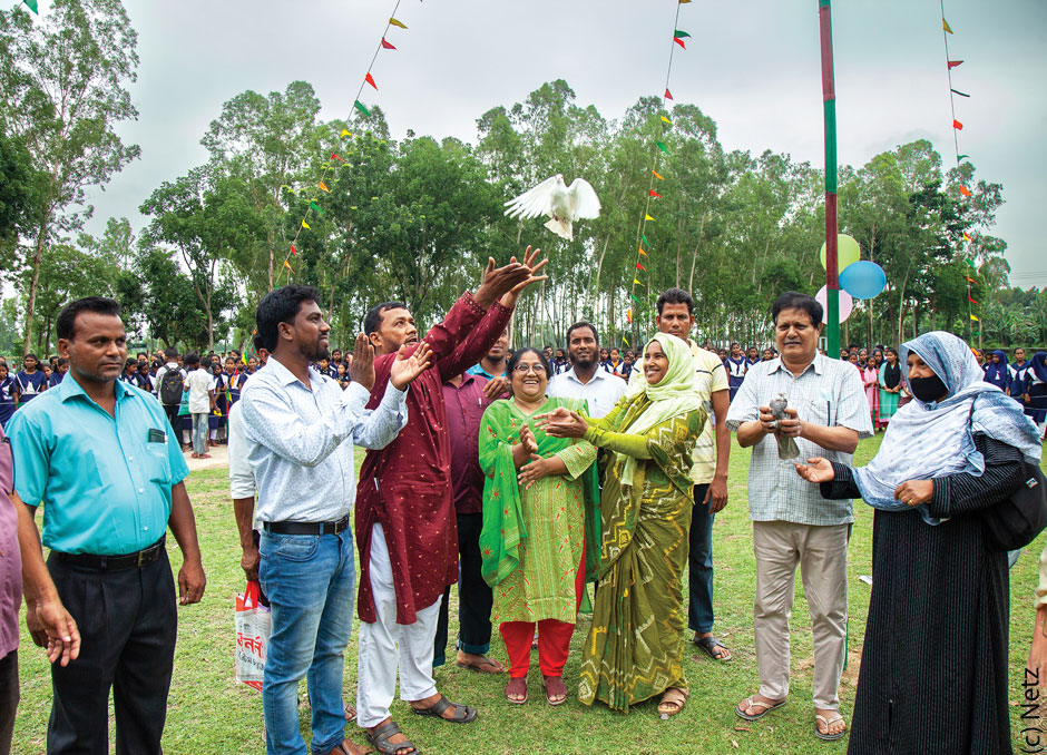 Versammlung von FriedensmacherInnen zur Beilegung von Landkonflikten in Bangladesch