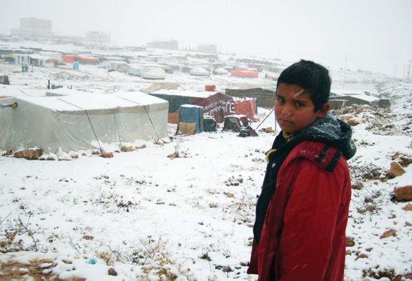 Kälte, Wind, Regen, Schnee. Der Winter in Jordanien ist hart, besonders für die Familien aus Syrien, die hierher flüchteten.
